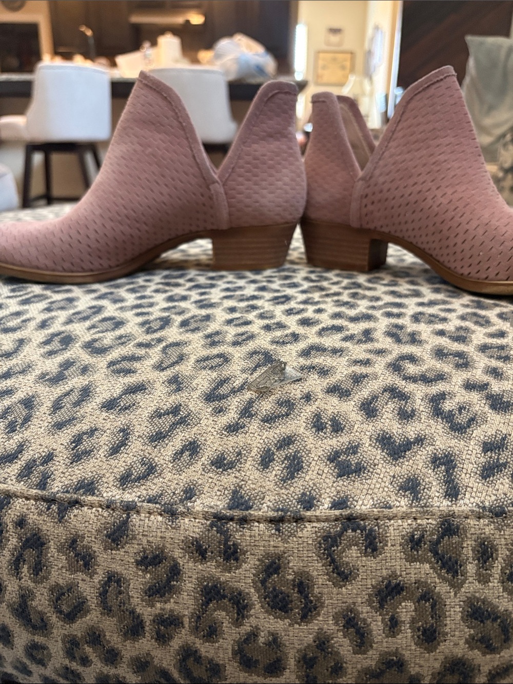 Lucky Brand Blush Pink Suede Ankle Booties